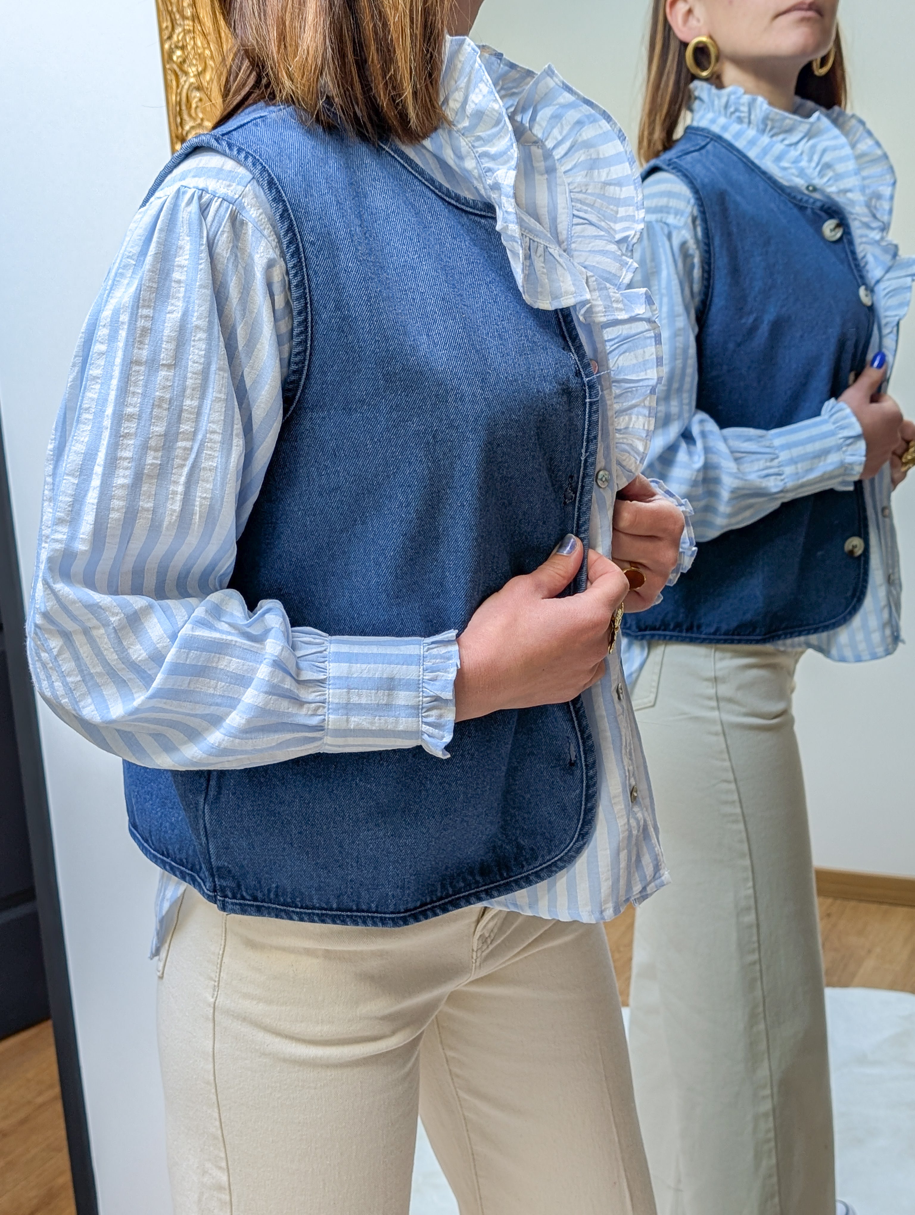 Gilet sans manche Blues