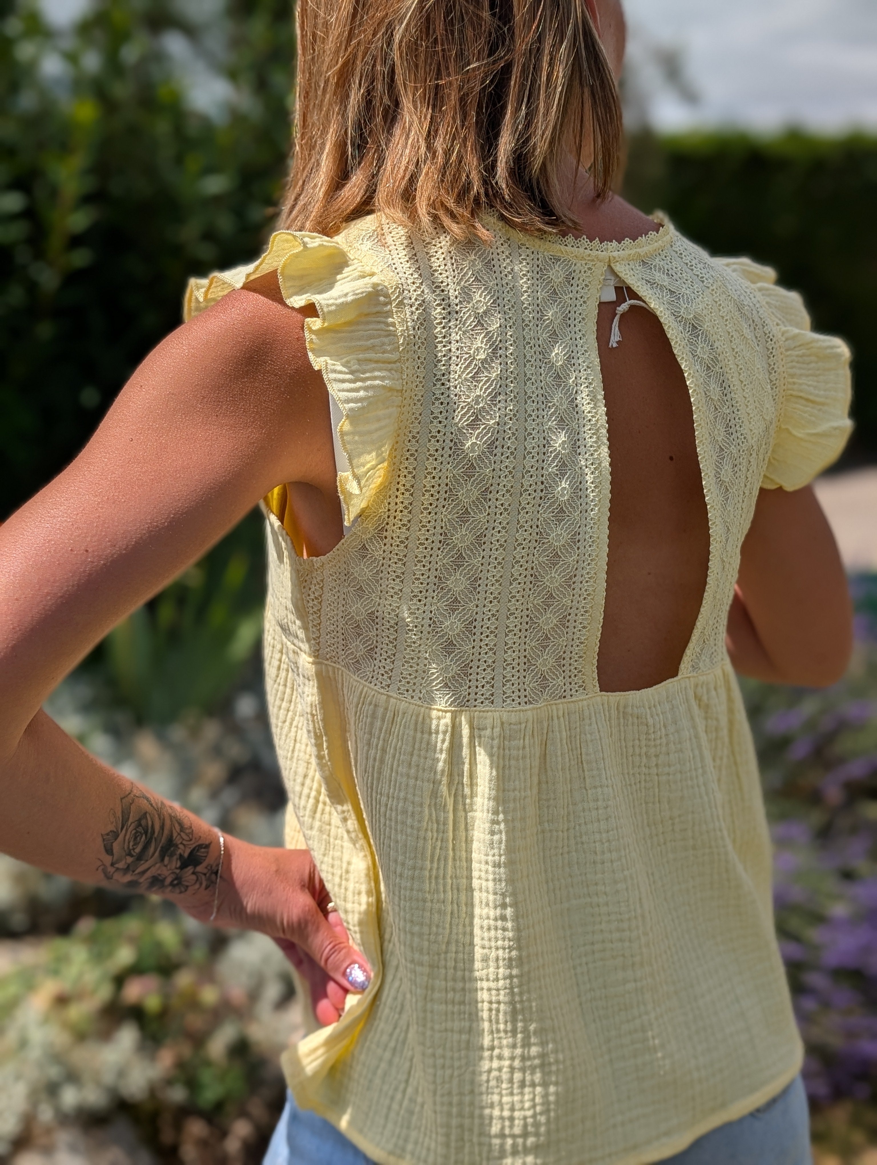 Blouse sans manches Jadou