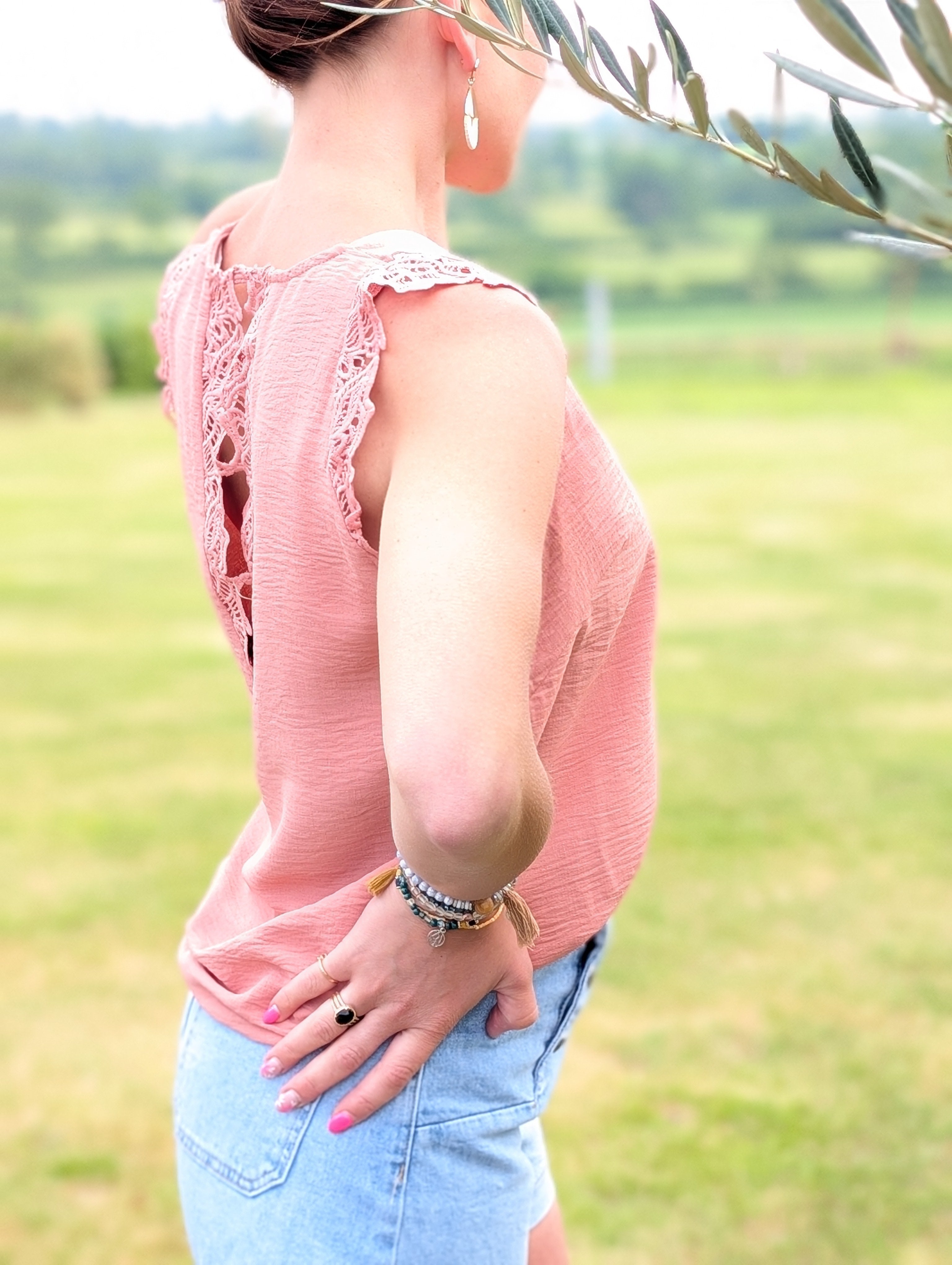 Blouse sans manche Cyria