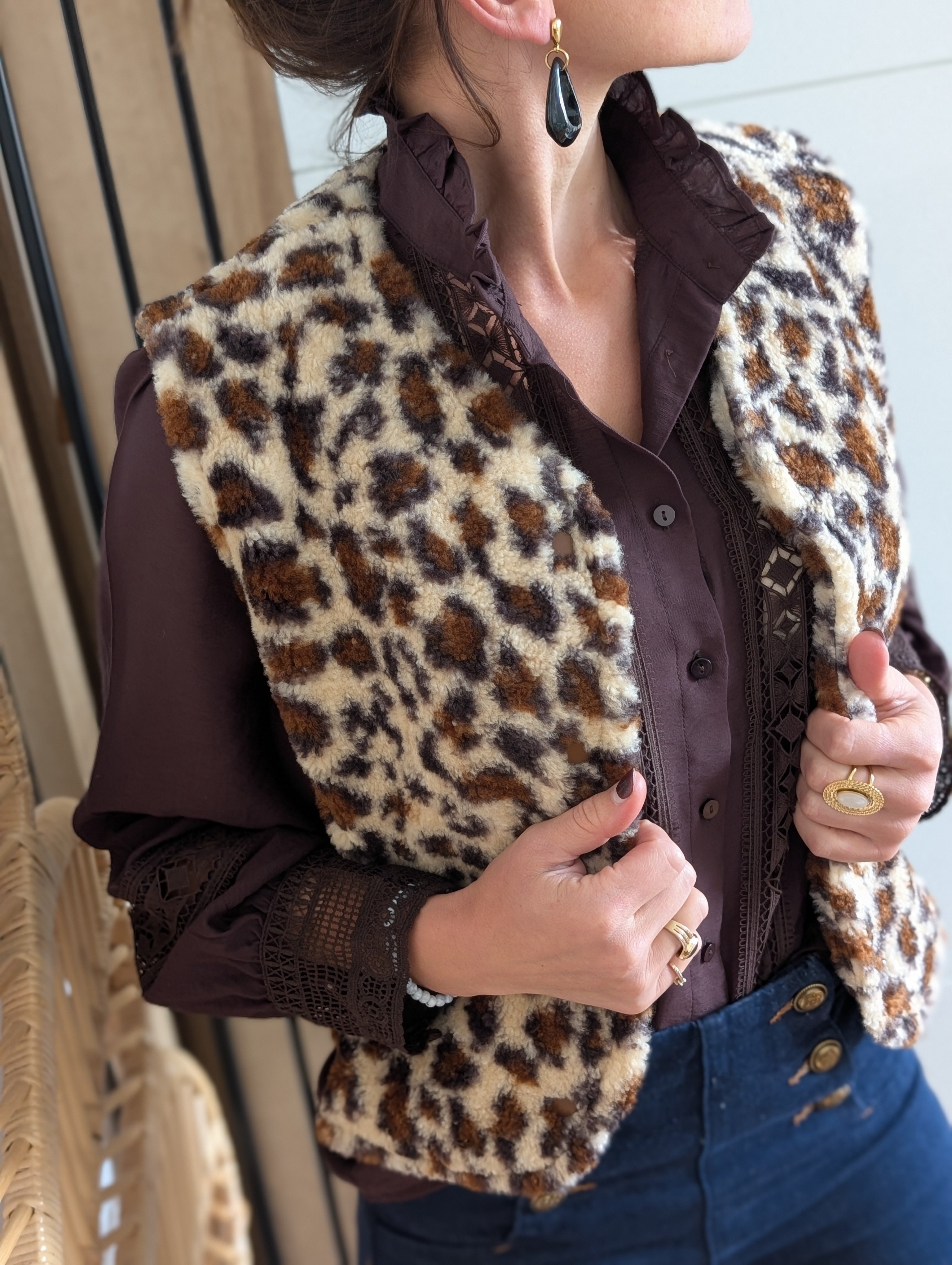 Gilet sans manches Lina