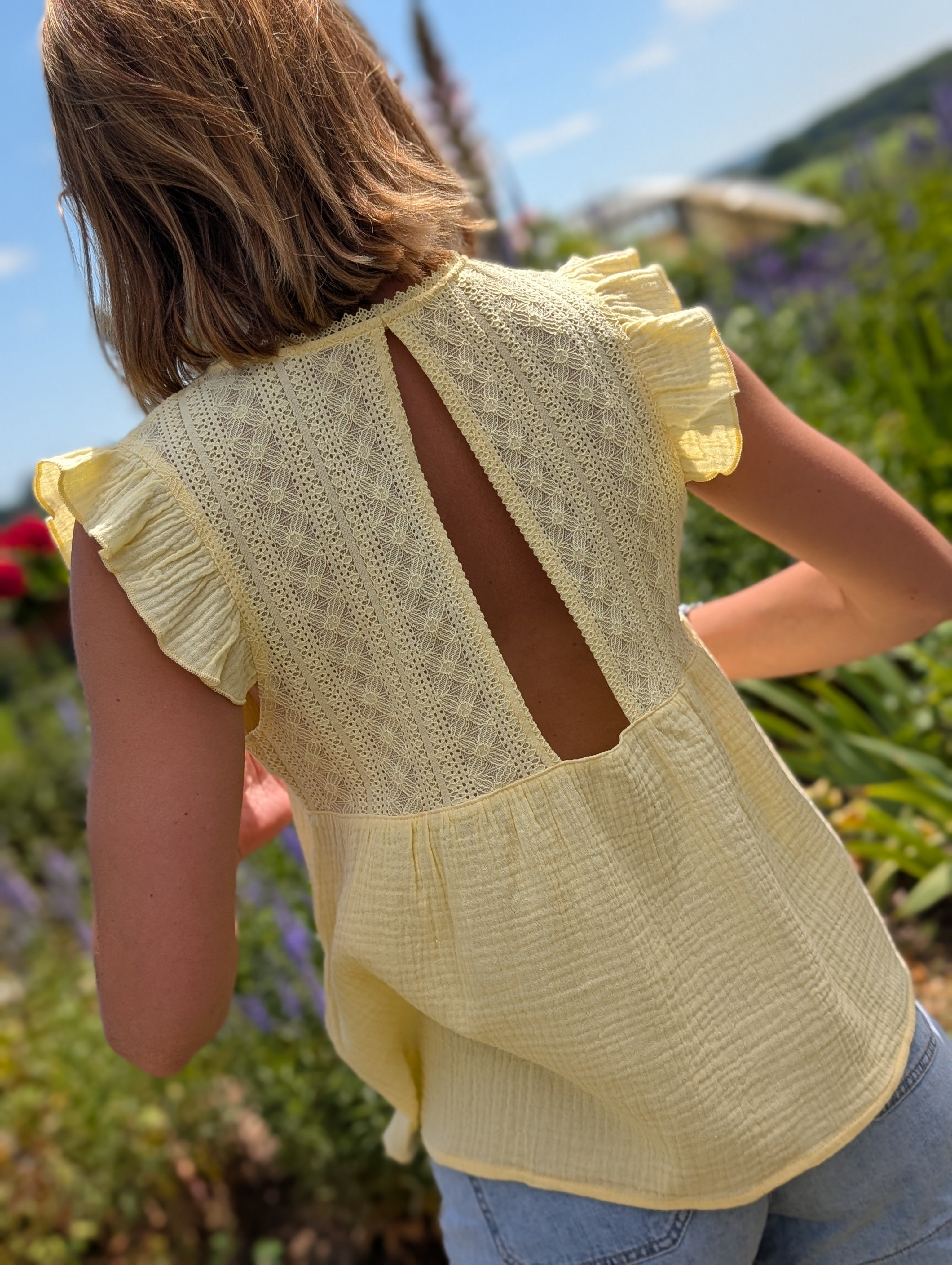 Blouse sans manches Jadou
