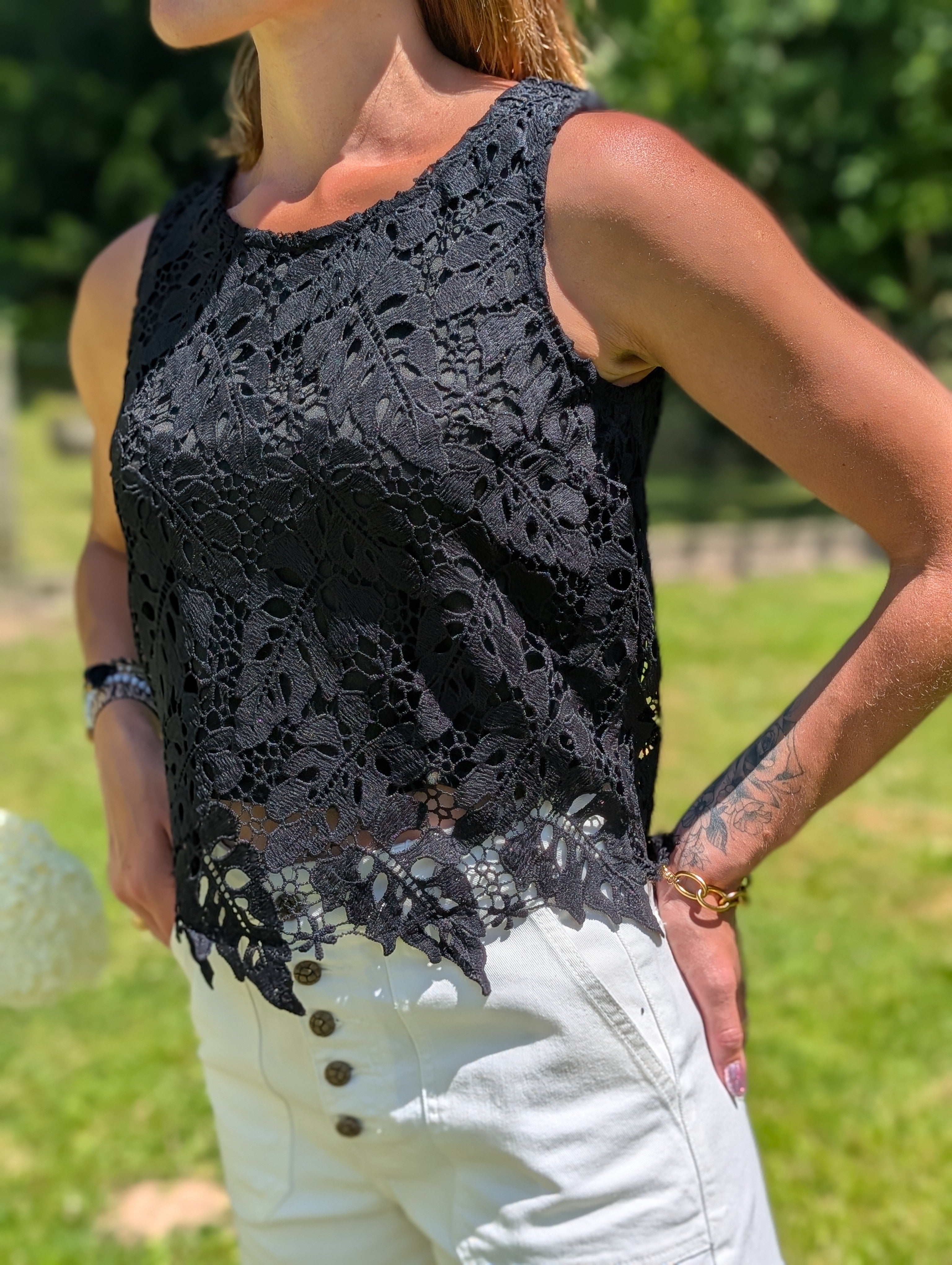 Top dentelle Charline
