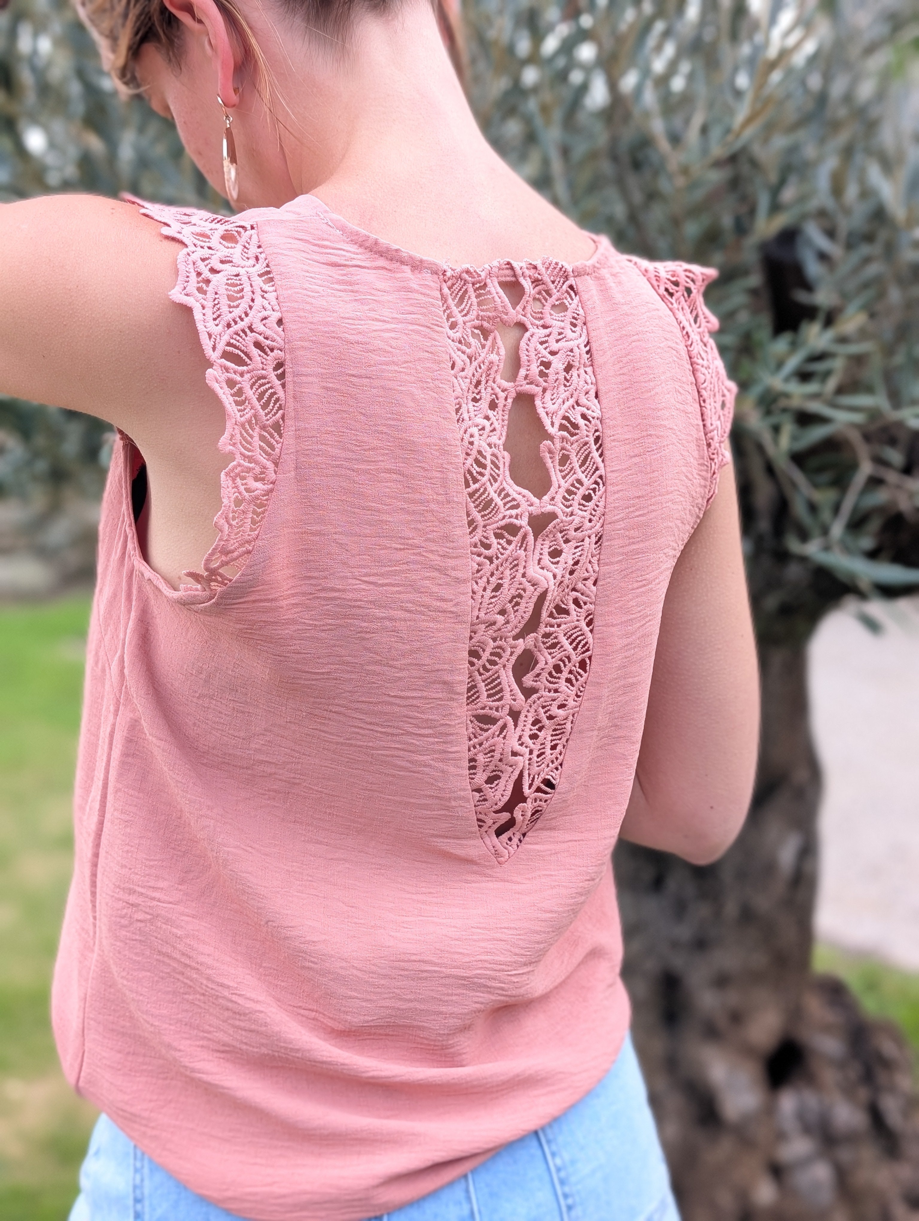 Blouse sans manche Cyria